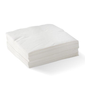 Napkin Dinner 2-ply 1/4 Fold Embossed White (100)
