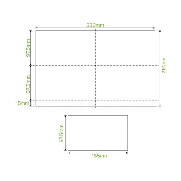 Napkin Top Feed 1-ply Natural (500)