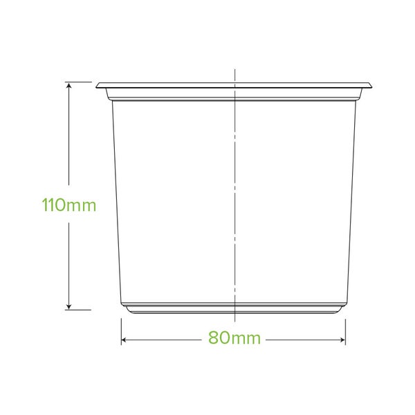 Deli Bowl Clear PLA 700ml (50)
