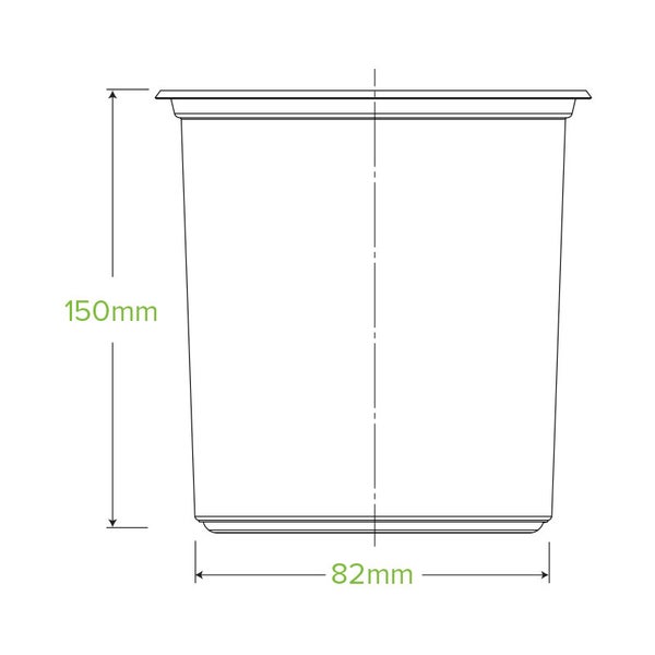 Deli Bowl Clear PLA 960ml (50)