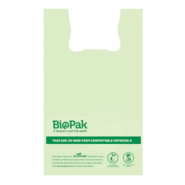 Carry Bags BioPlastic 20L 520x300mm (100)