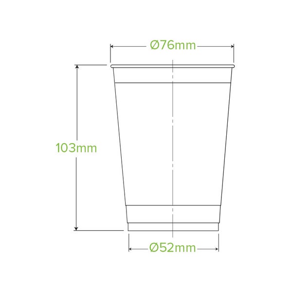 Cold Cup Clear 280ml (100)