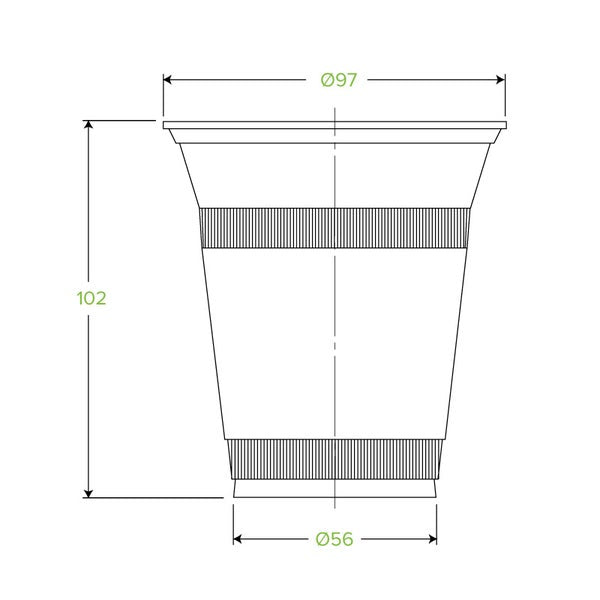 360ml Clear BioCups (50)
