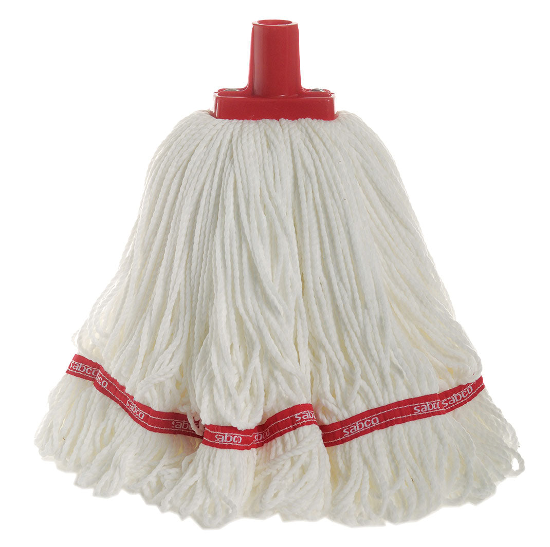 Mop Head Round 350g - Microfibre - Red - Sabco