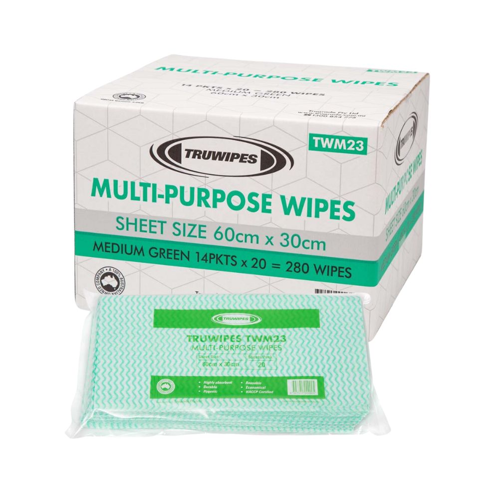 Truwipes Multi-purpose 60x30cm GREEN (20)