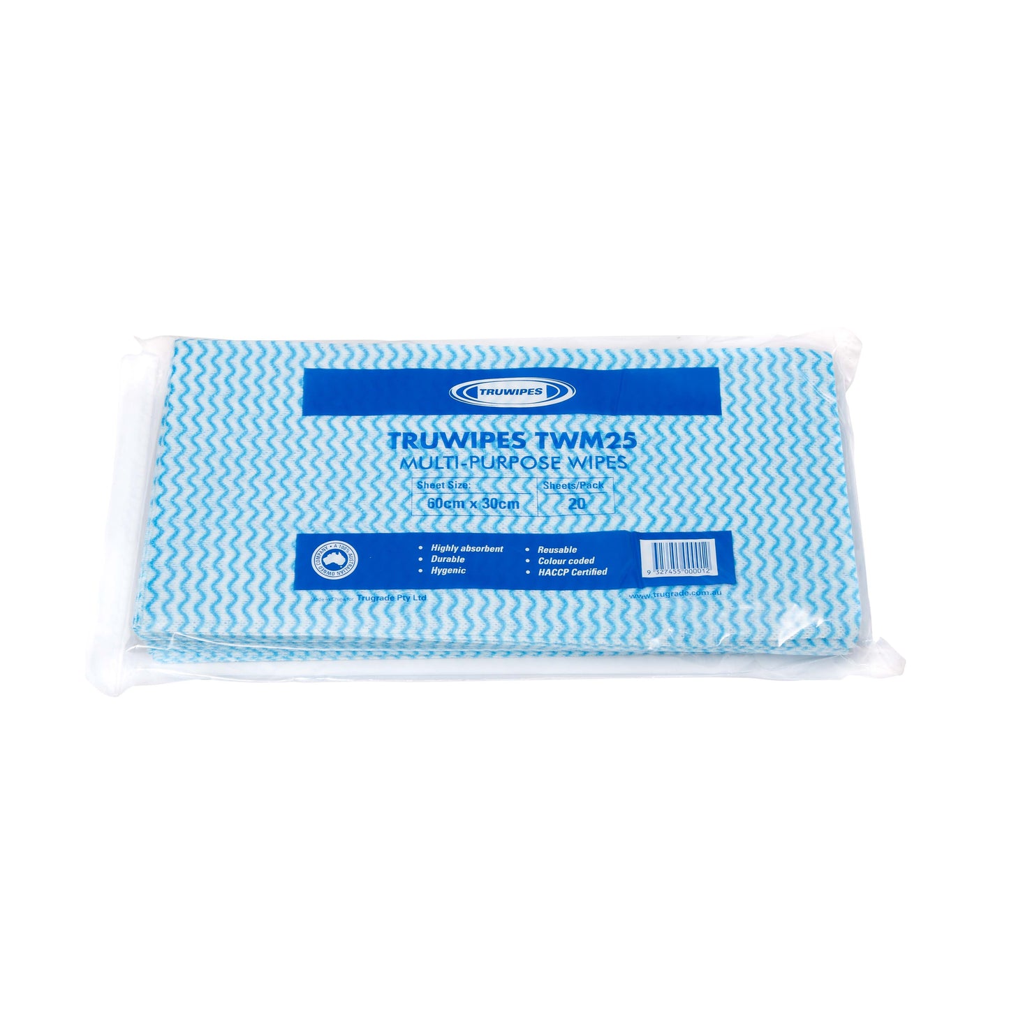 Truwipes Multi-purpose 60x30cm BLUE (20)