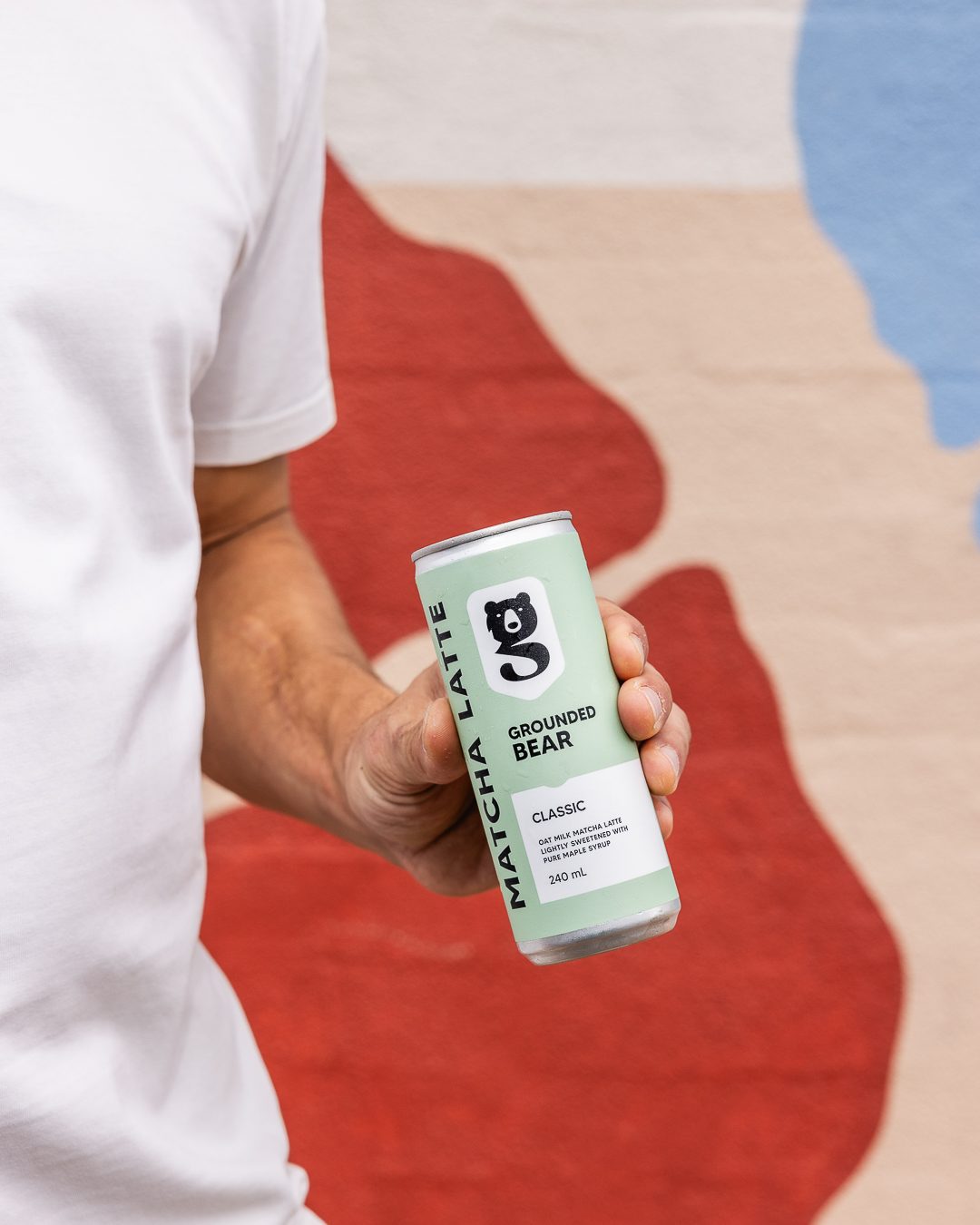 Grounded Bear CLASSIC Matcha Latte - 240ml can