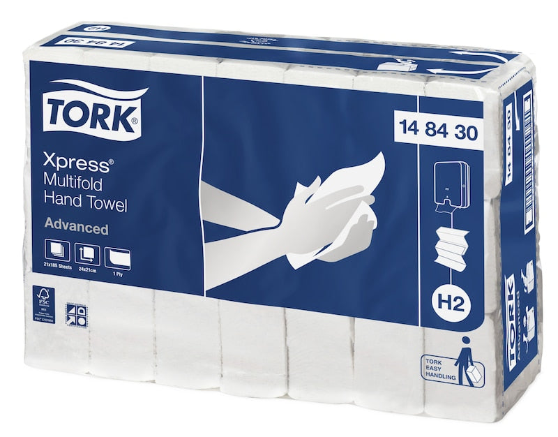 Tork H2 Slimline Hand Towel 148430 (21x185 sheets)