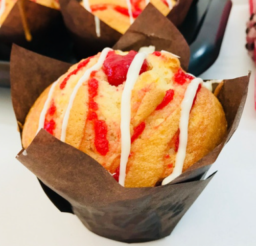 Muffins - Raspberry White Chocolate (6)
