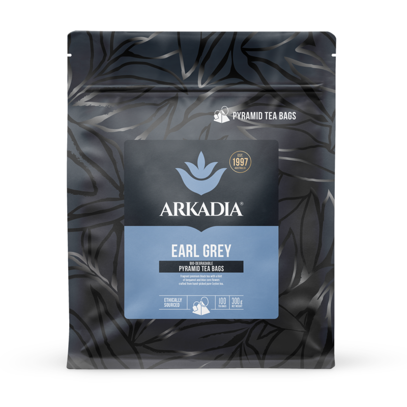 Arkadia Earl Gray Pyramid Tea Bags (100) 300G