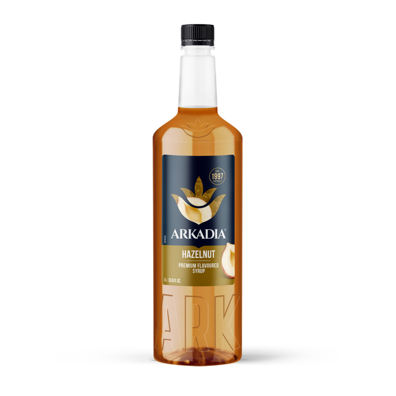 Hazelnut Premium Syrup 1L Arkadia