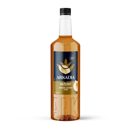 Hazelnut Premium Syrup 1L Arkadia
