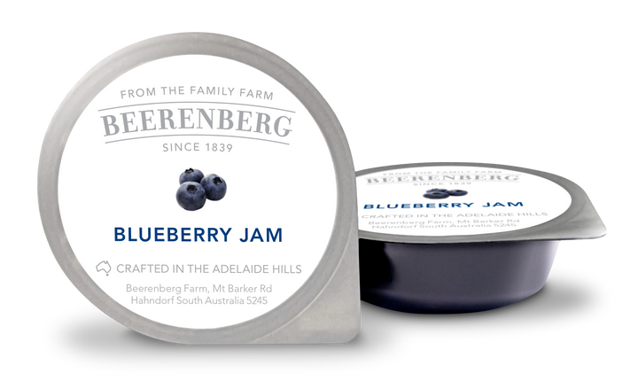 Beerenberg Blueberry Jam 14g Portion Control Cup