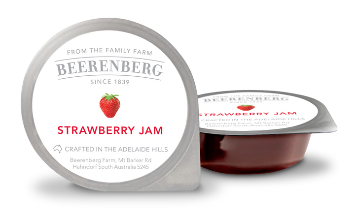 Beerenberg Strawberry Jam 14g Portion Control Cup