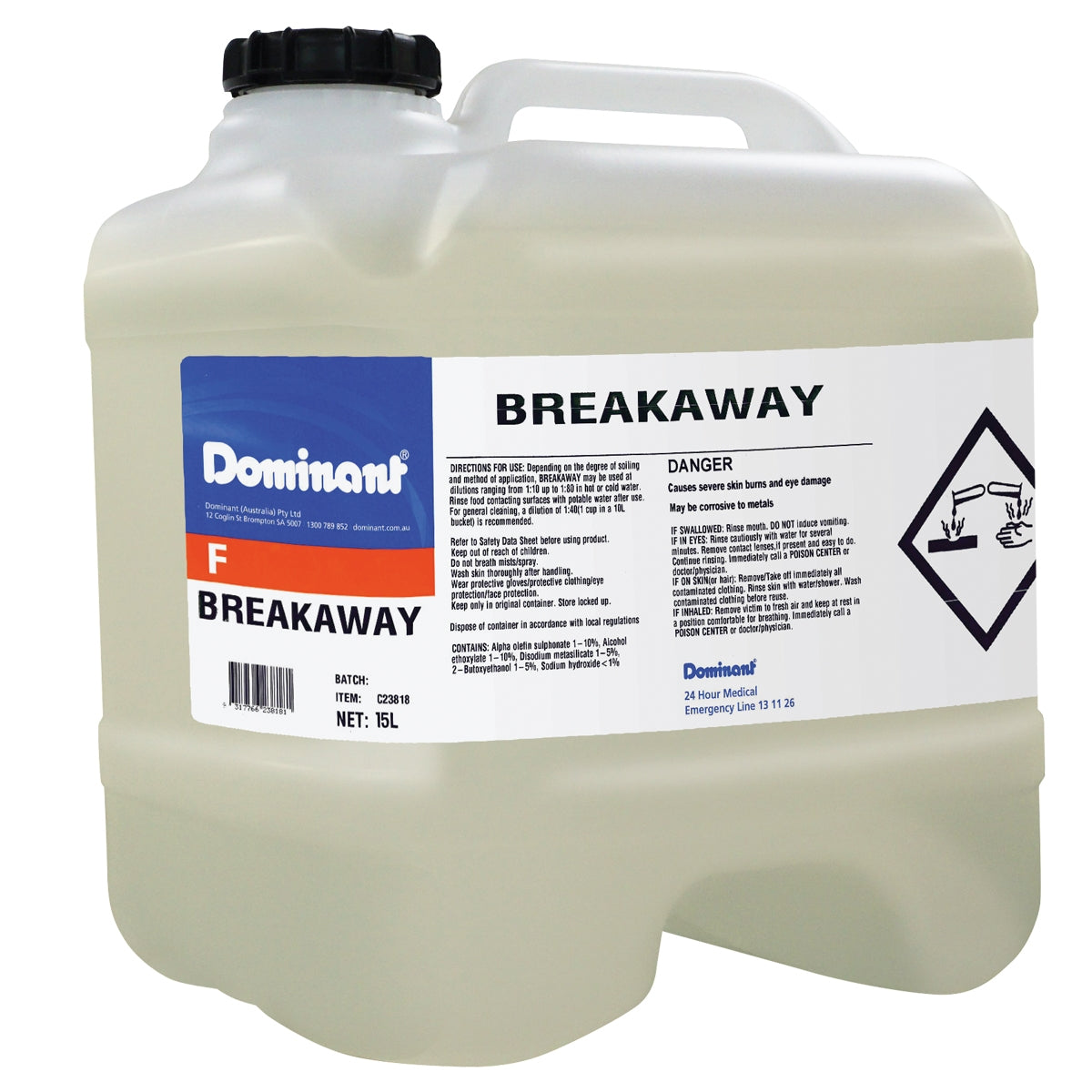 Degreaser Heavy Duty "Breakaway" 15L