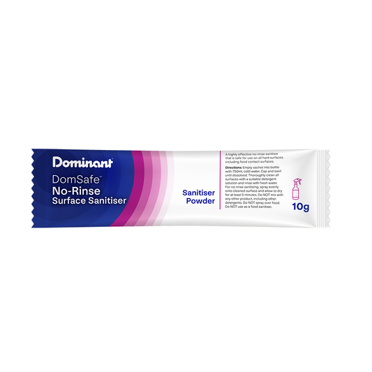 DomSafe® No-Rinse Sanitiser 10g (50)