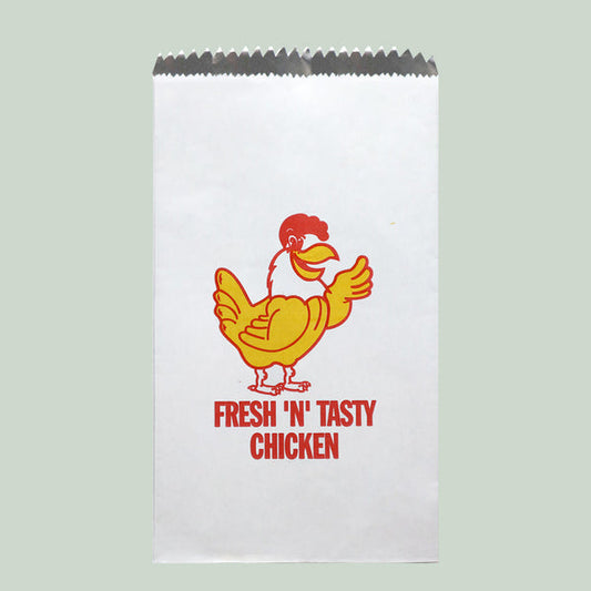 XL Foil Chicken Bags - Printed (250)