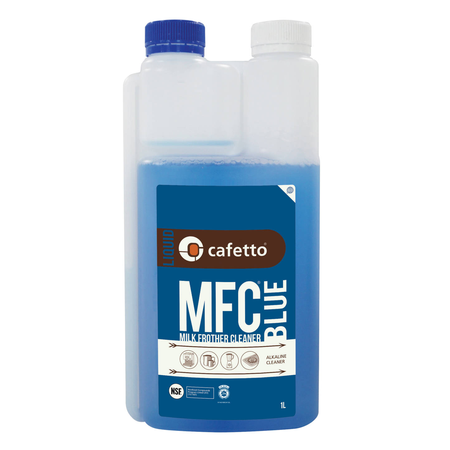 MFC Blue Daily Milk Frother Cleaner 1L Cafetto