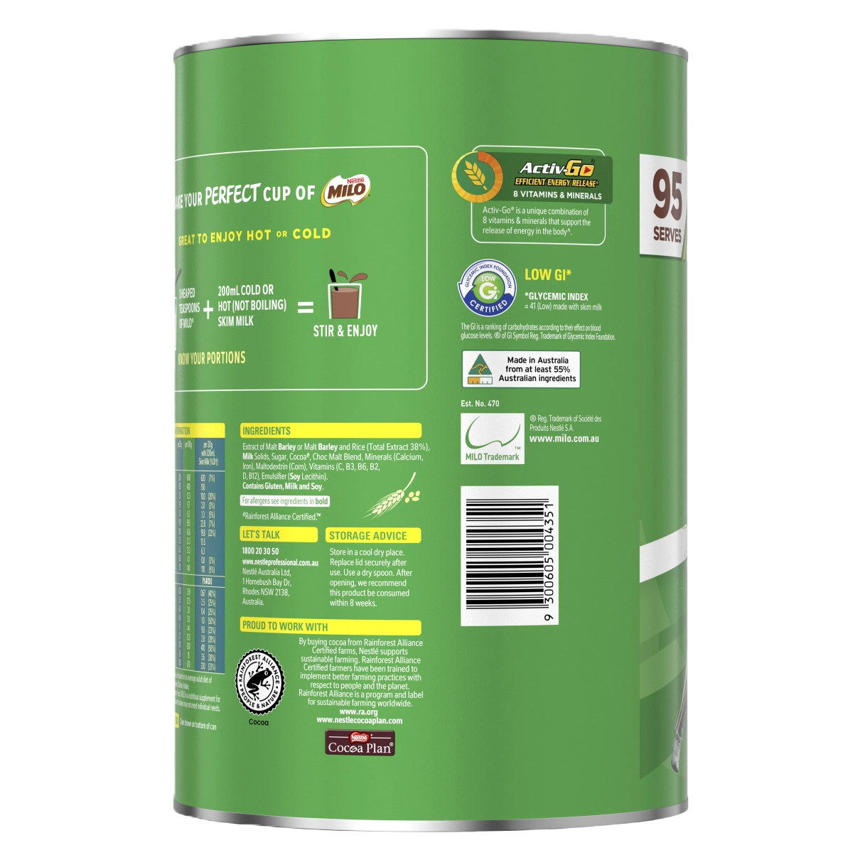 NESTLÉ MILO® Tin 1.9kg