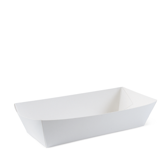 White Hot Dog Tray 190x70x50 (500)