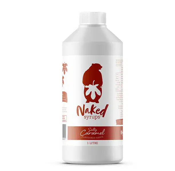 Salty Caramel Flavoured Sauce (GF) 1L Naked Syrups