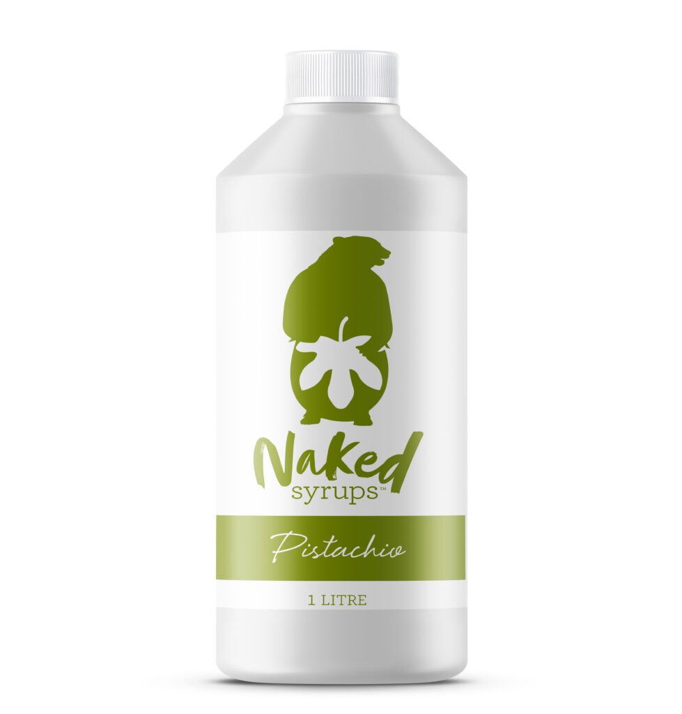 Pistachio Flavoured Sauce (GF) 1L Naked Syrups