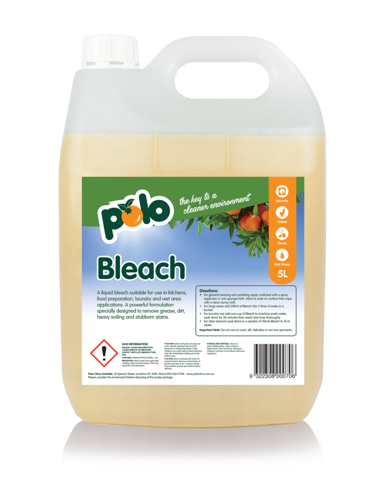 Bleach, 4.5% active chlorine 5L Polo