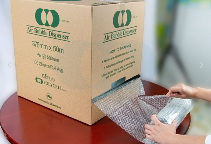 Bubble Wrap (10mm) 375mm x 50m (Box) Ecocell