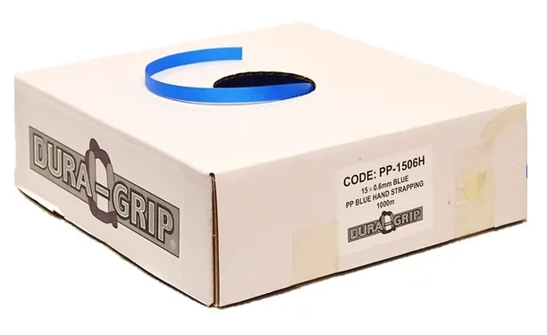 Small Pp Hand Strapping (Hand) Polypropylene 15mm x 0.6mm x1000m – Fleurieu Food Services