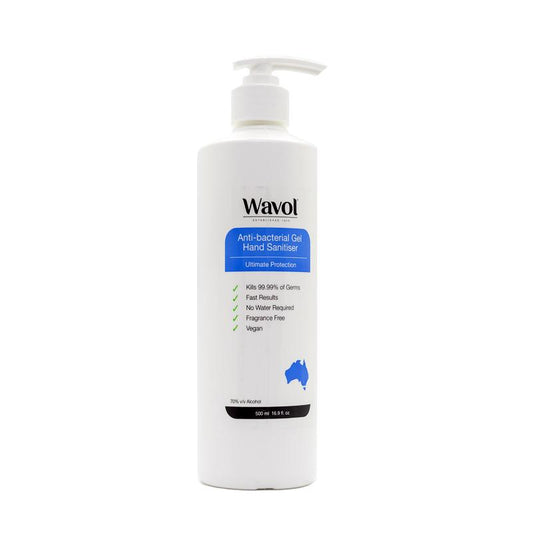 Anti-bacterial Gel Hand Sanitiser (70% v/v Alc) 500ml Wavol