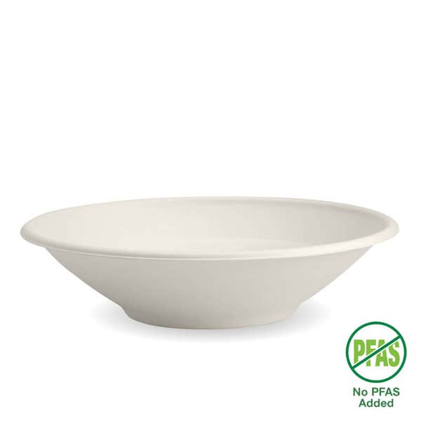 Bowl  800ml (24oz) BioCane - White (50) B-BL-24-PF