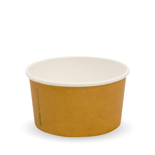 Ice Cream Cups 150ml (5oz) printed kraft-look (50) BB-BIC-5