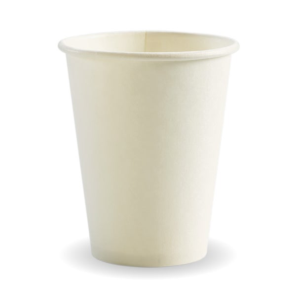 390ml / 12oz (90mm) Single Wall White (50)