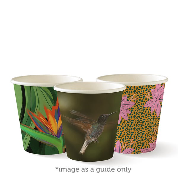 230ml / 6oz (80mm) Art Series Single Wall BioCup (50)