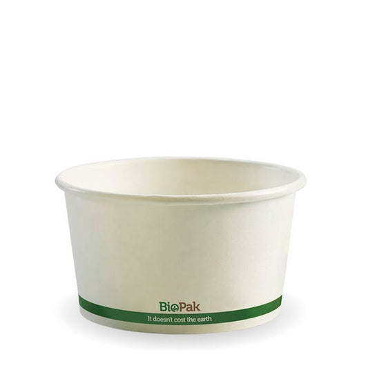 430ml / 12oz Paper BioBowl - White (25)