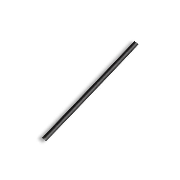 Cocktail Straw 4.5x120mm - Black (250) BioPak