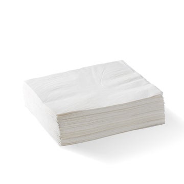 Napkin Lunch 2-ply 1/4 Fold White (100) Bpk
