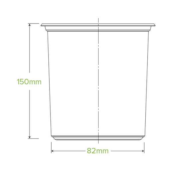 Clear BioBowl 960ml (25)