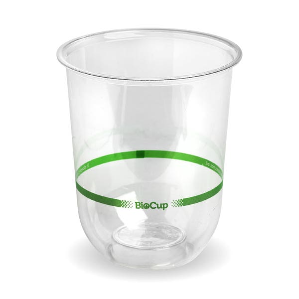 Cold Cup (96mm) 500ml Tumbler - PLA Clear (50) Q-500
