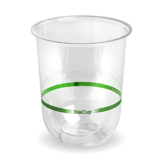 Cold Cup (96mm) 500ml Tumbler - PLA Clear (50) Q-500